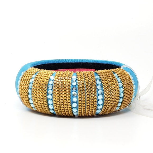 Cära New York Turquoise Embellished Bangle - Picture 2 of 5